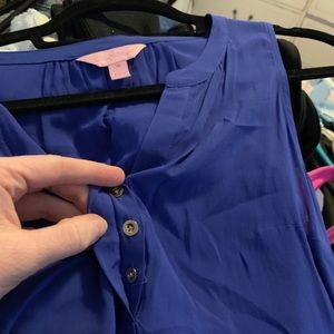 Lily Pulitzer blue top